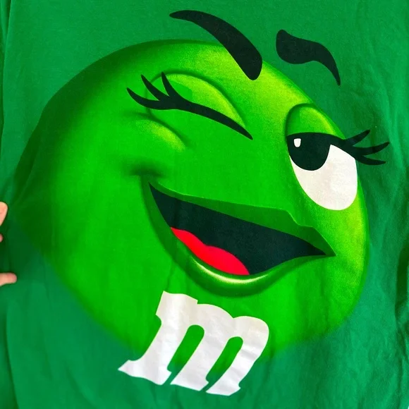 Vintage (2009) Green M&M Tee! Size XL. EUC! - Picture 2 of 4